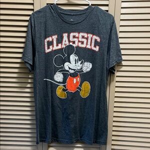 Disney Classic Mickey Mouse Charcoal T-Shirt